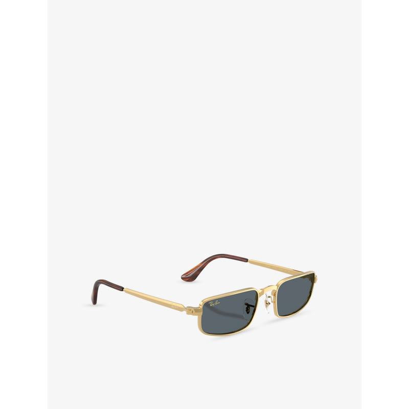 Ray-Ban RB3927 pillow-frame metal sunglasses, imported from the UK