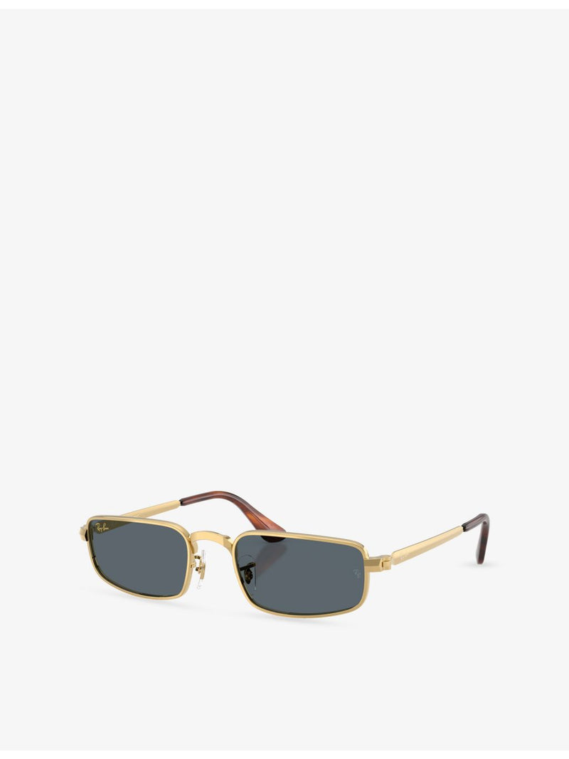 Ray-Ban RB3927 pillow-frame metal sunglasses, imported from the UK