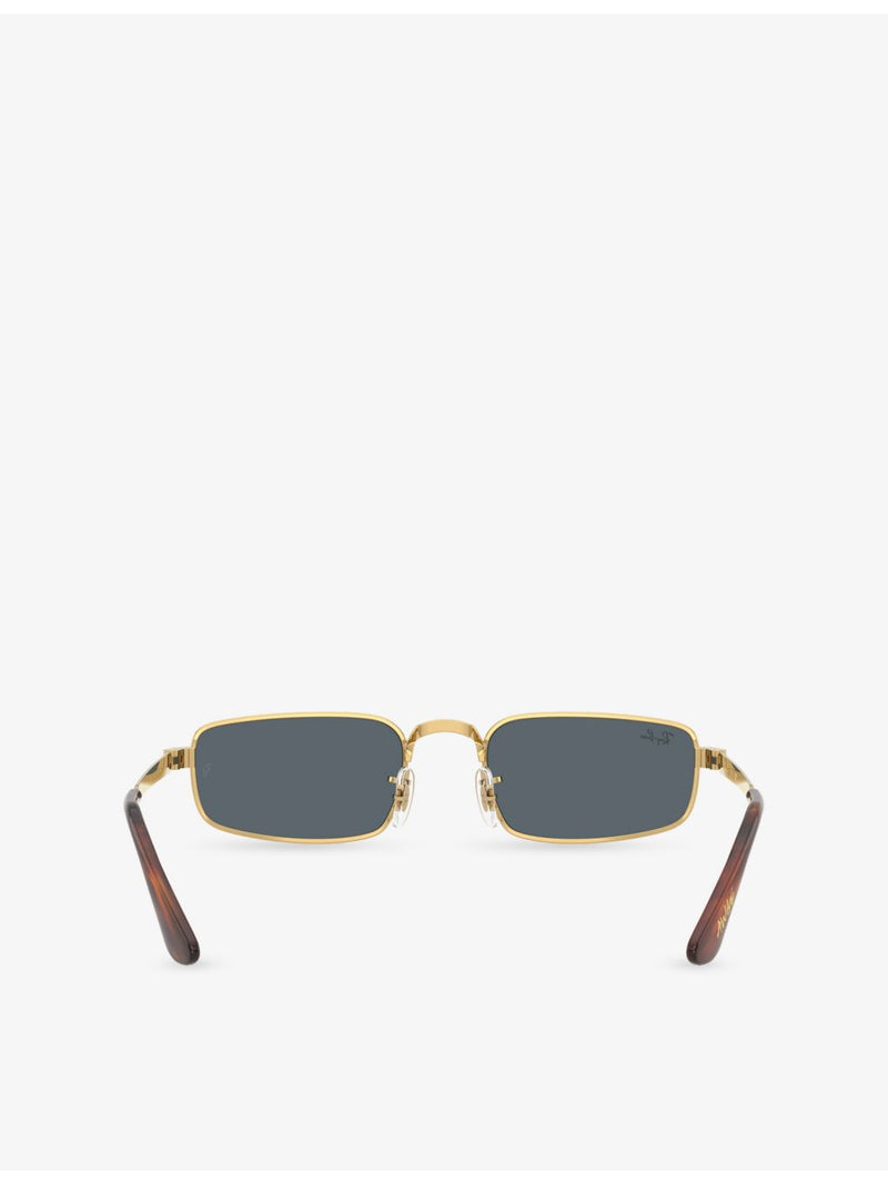 Ray-Ban RB3927 pillow-frame metal sunglasses, imported from the UK