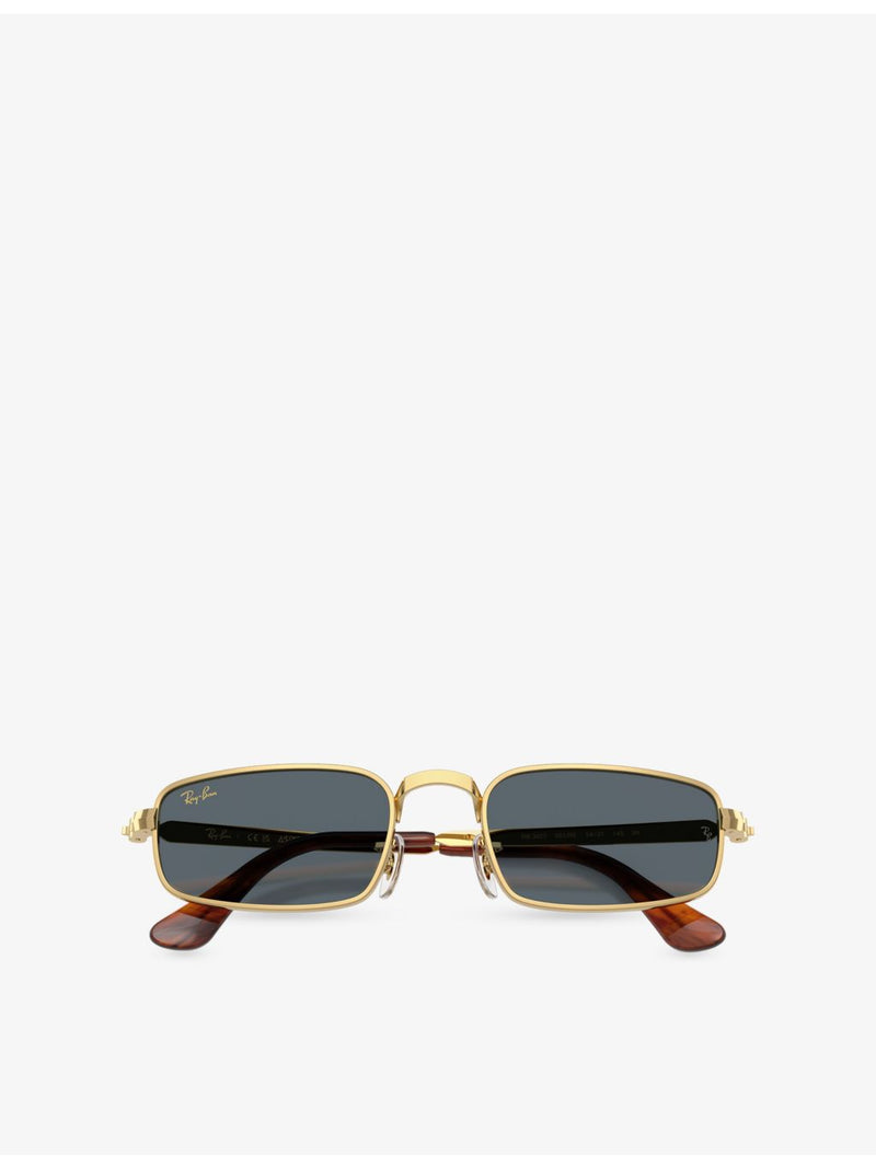 Ray-Ban RB3927 pillow-frame metal sunglasses, imported from the UK