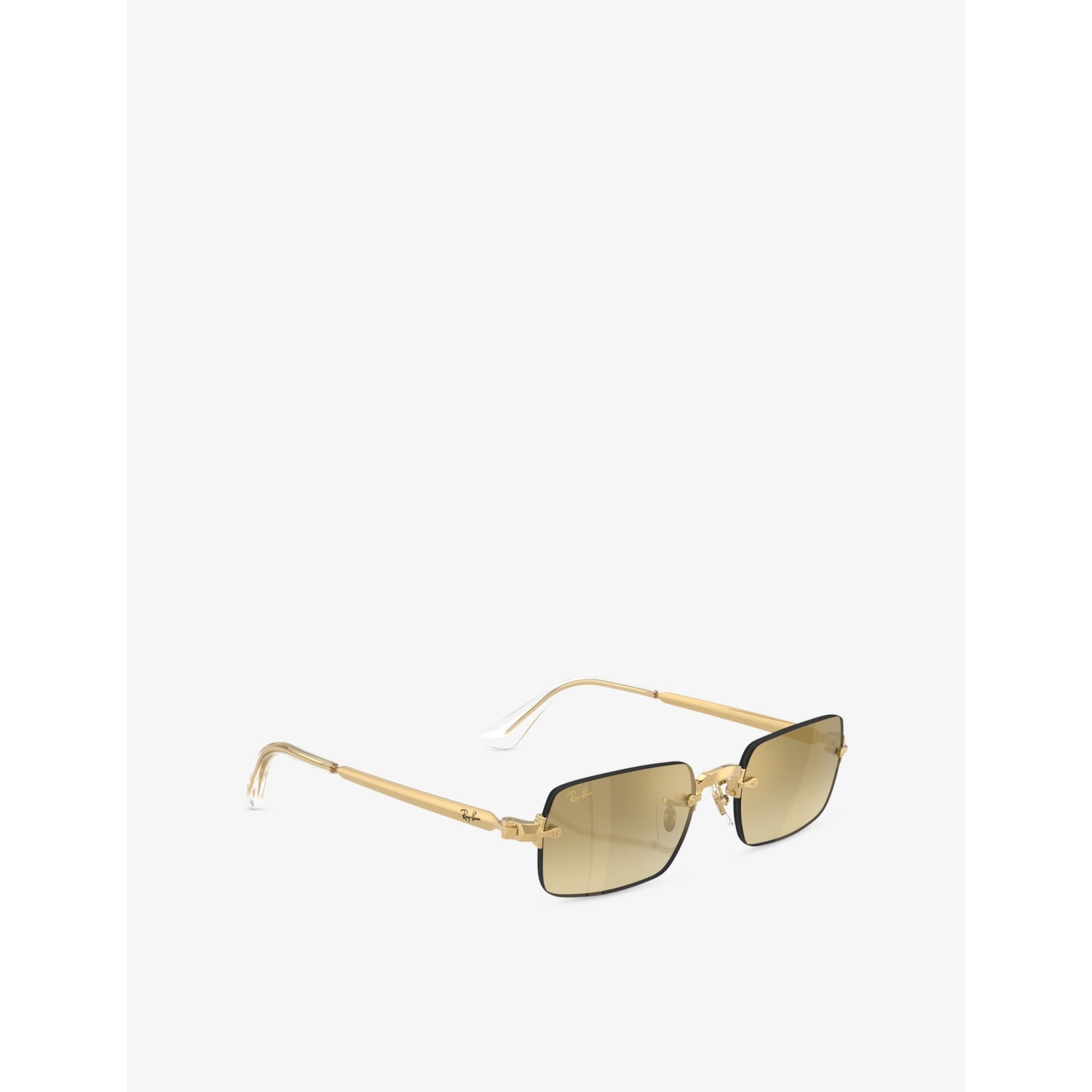 Ray-Ban RB3928 rectangle metal sunglasses, imported from the UK