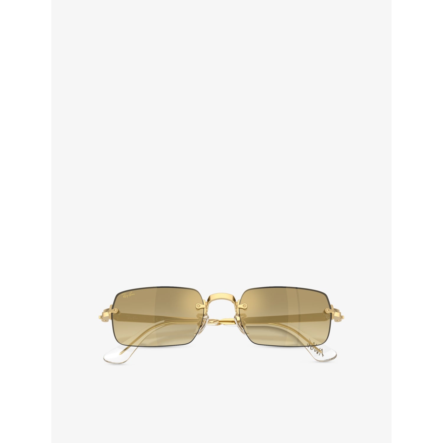 Ray-Ban RB3928 rectangle metal sunglasses, imported from the UK