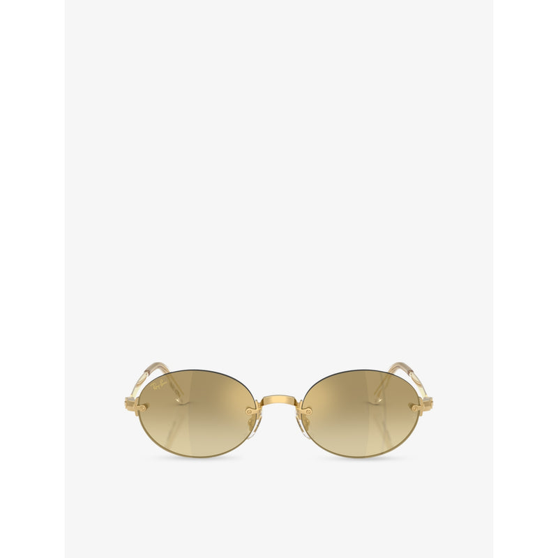 Ray-Ban RB3929 metal sunglasses with gold-tone hardware, UK version