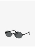 Ray-Ban RB3929 oval-frame metal sunglasses, UK version