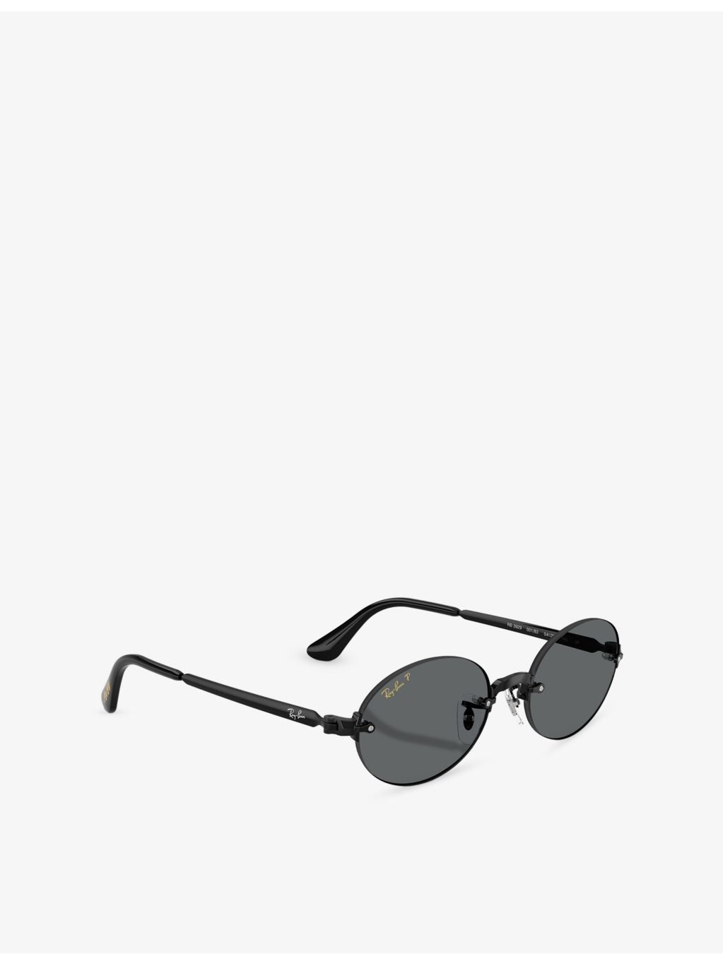 Ray-Ban RB3929 oval-frame metal sunglasses, UK version
