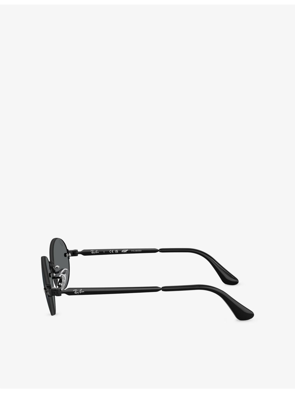 Ray-Ban RB3929 oval-frame metal sunglasses, UK version