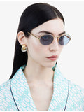 Ray-Ban RB3931 rectangular metal sunglasses (British brand)