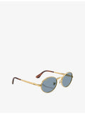 Ray-Ban RB3931 rectangular metal sunglasses (British brand)