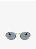 Ray-Ban RB3931 rectangular metal sunglasses (British brand)