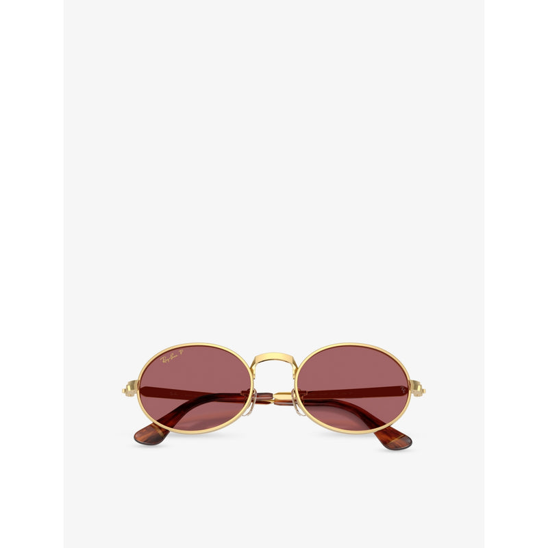 Ray-Ban RB3931 metal sunglasses with gold-tone hardware (British brand)