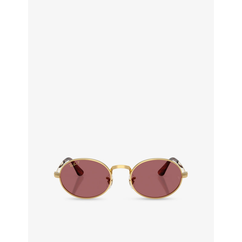 Ray-Ban RB3931 metal sunglasses with gold-tone hardware (British brand)