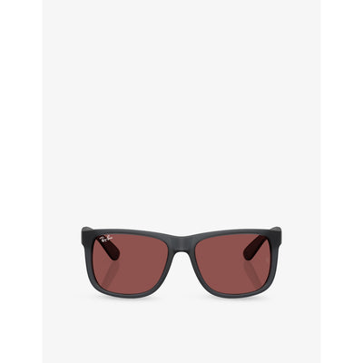 selfridges Ray-Ban Justin Classic Square Nylon Sunglasses- Buy online at McGrocer