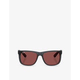 Ray-Ban RB4165 Justin square nylon sunglasses, imported from the UK