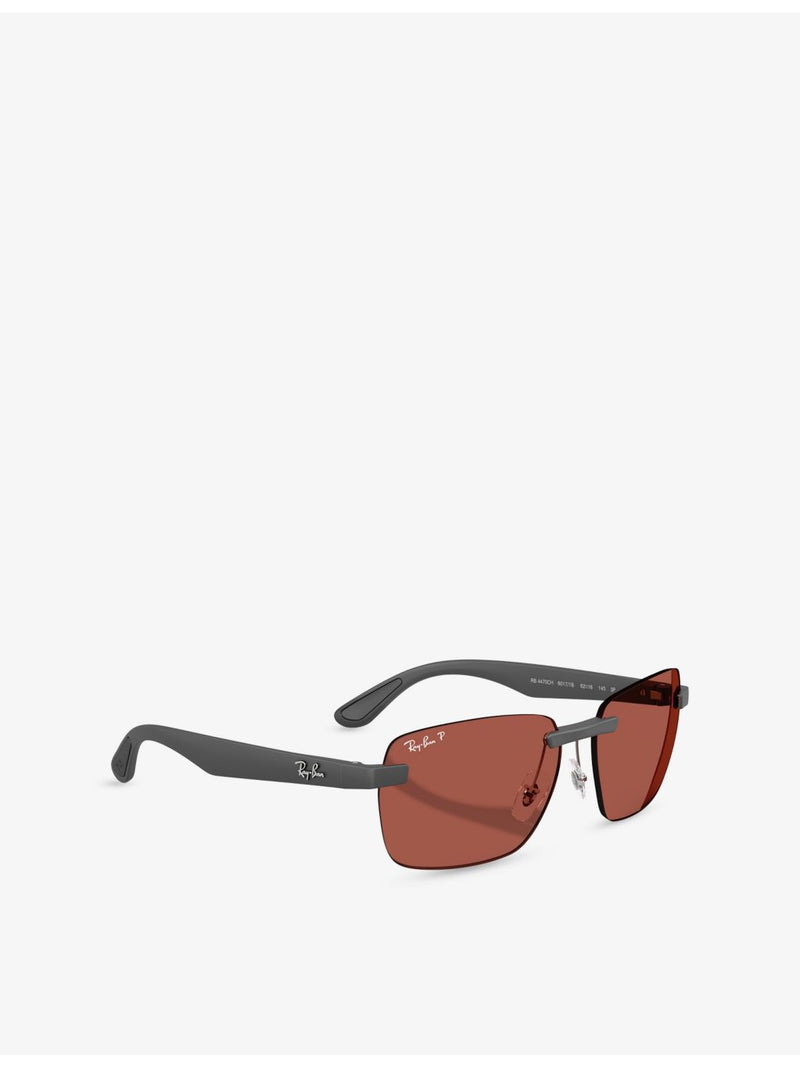 Ray-Ban RB4470CH polarized irregular-frame sunglasses - British product