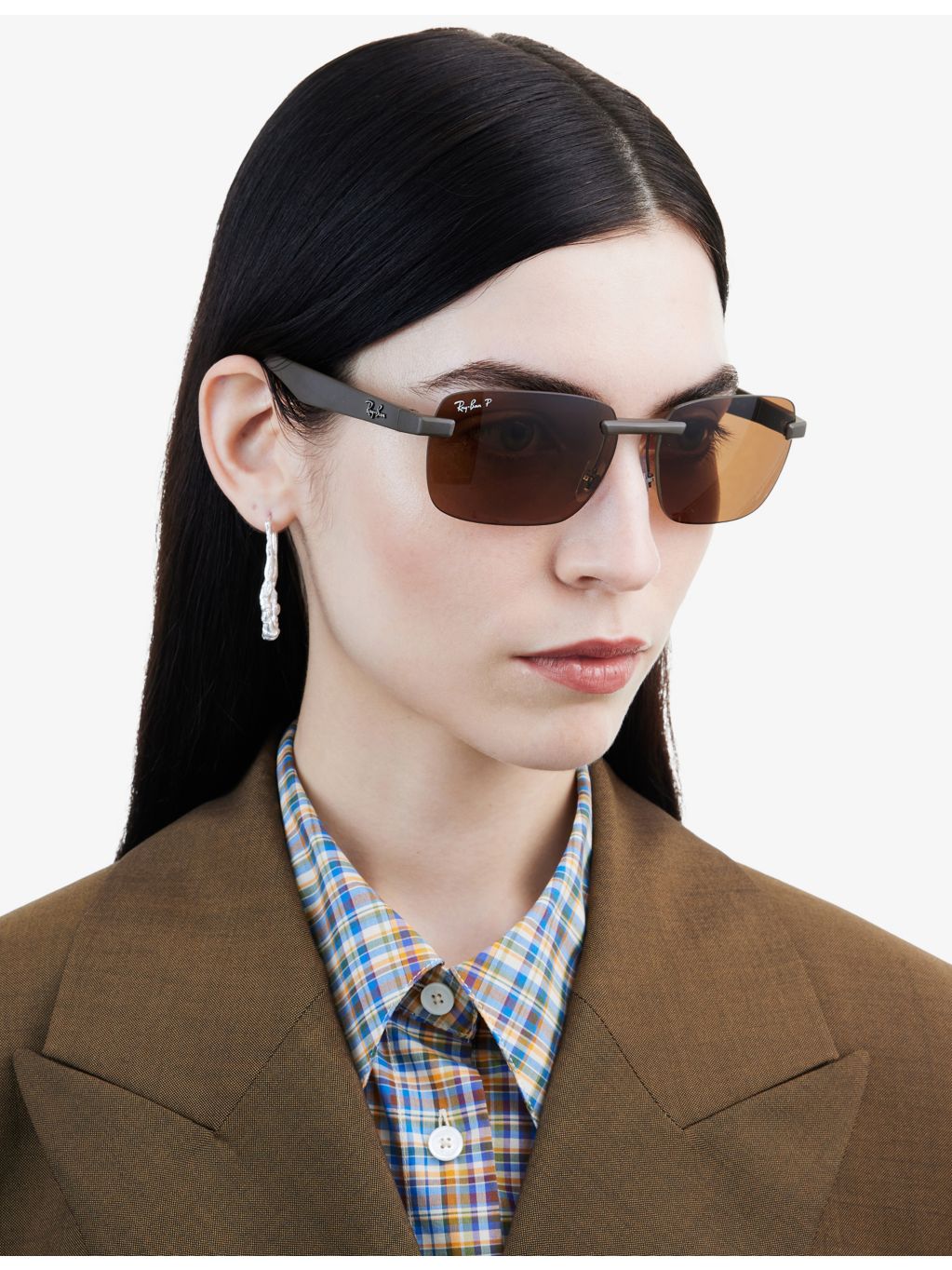 Ray-Ban RB4470CH polarized sunglasses irregular frame - British product