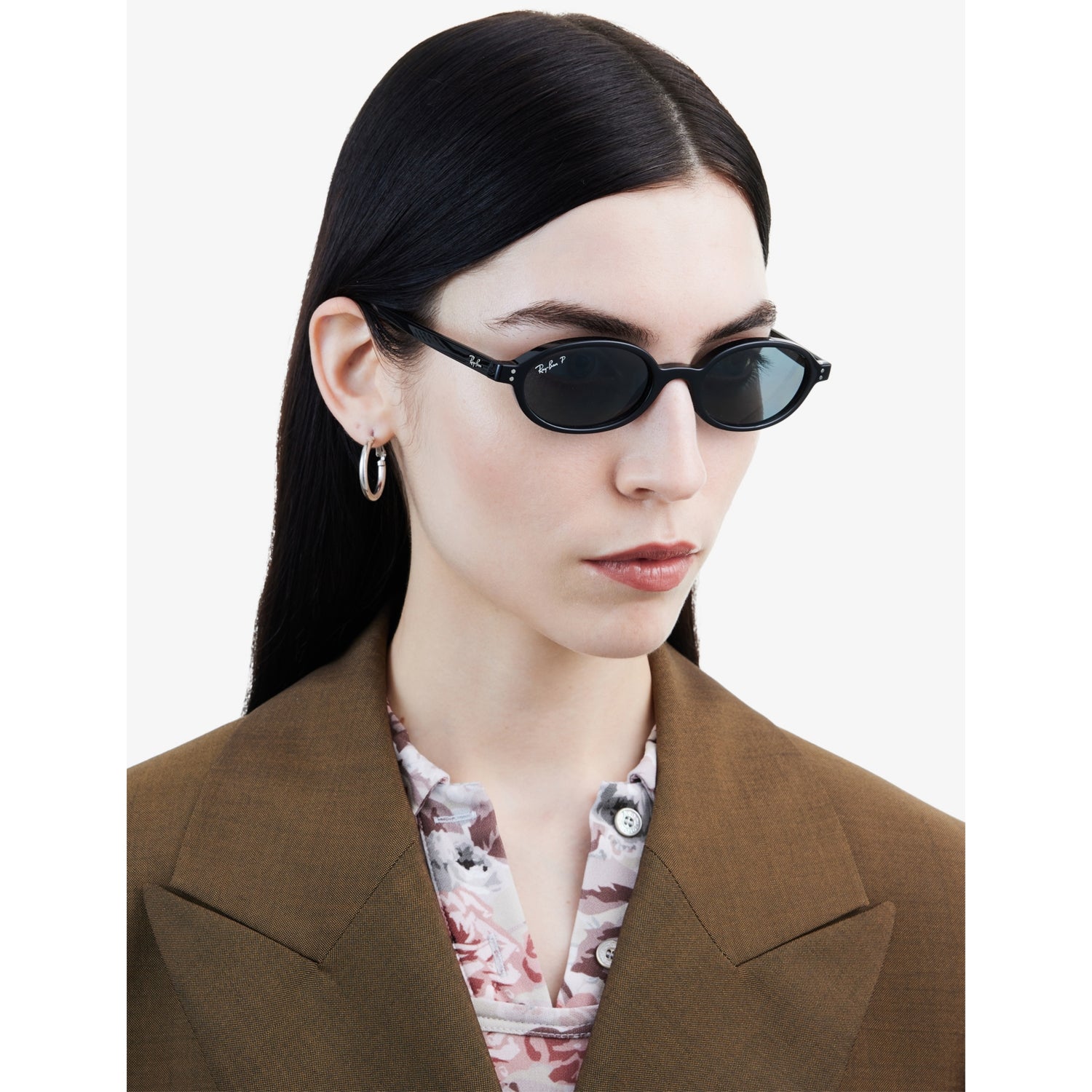 Ray-Ban RB4472 oval-frame injected sunglasses, UK version