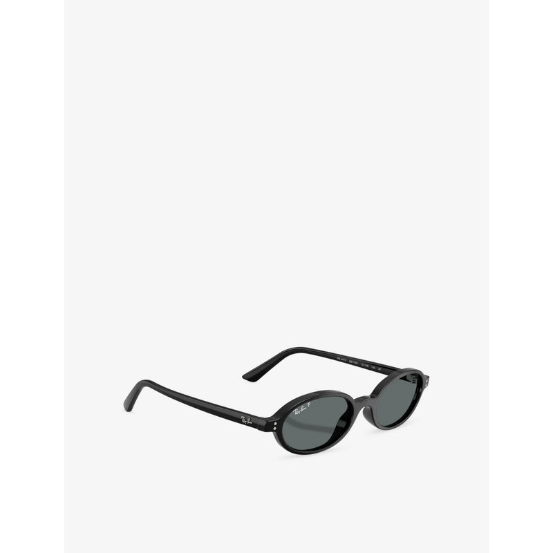 Ray-Ban RB4472 oval-frame injected sunglasses, UK version
