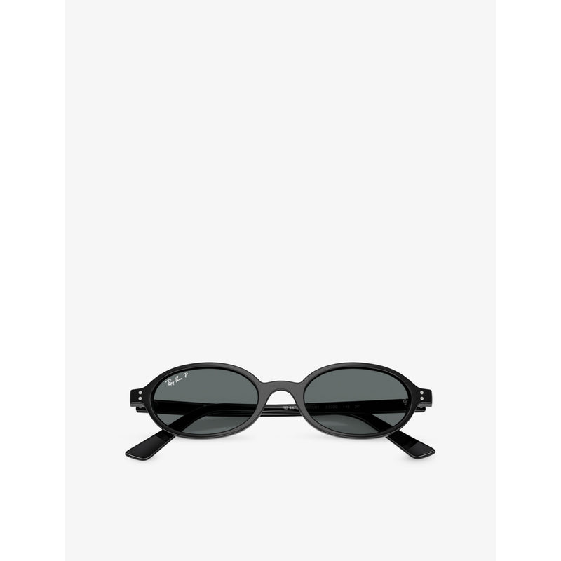 Ray-Ban RB4472 oval-frame injected sunglasses, UK version