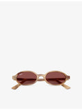 Ray-Ban RB4472 oval-frame injected sunglasses, UK version