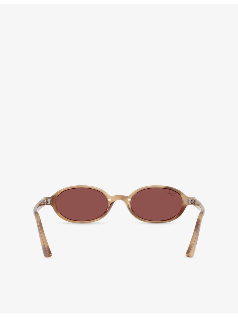 Ray-Ban RB4472 oval-frame injected sunglasses, UK version