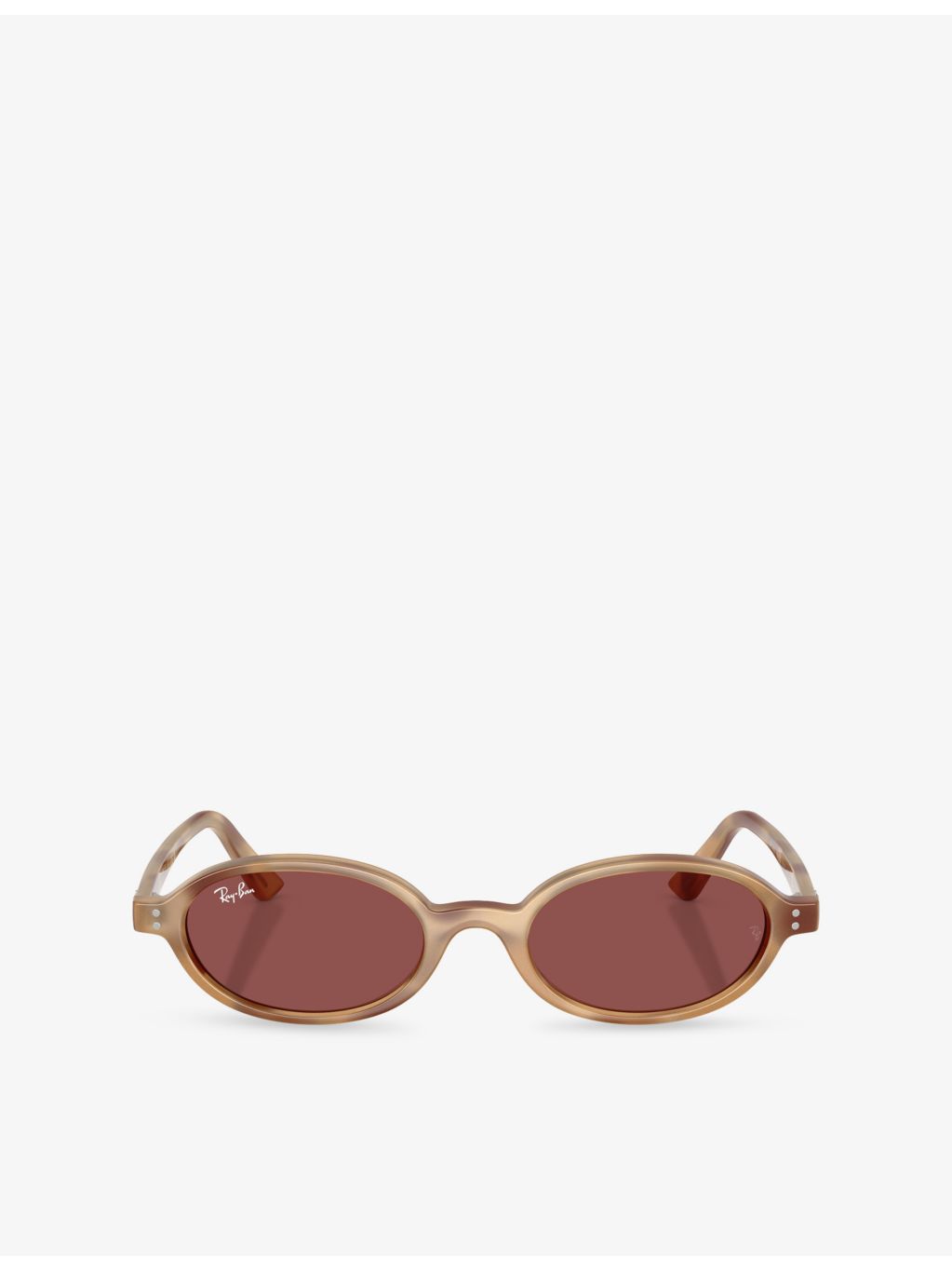Ray-Ban RB4472 oval-frame injected sunglasses, UK version