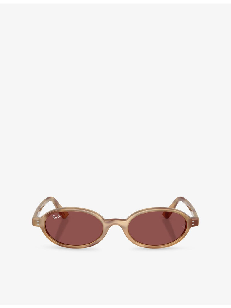Ray-Ban RB4472 oval-frame injected sunglasses, UK version