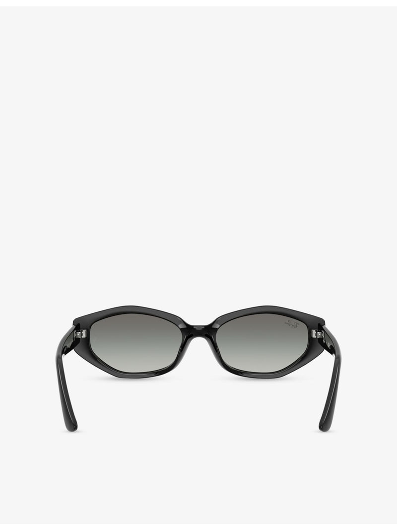 Ray-Ban RB4473D irregular-frame acetate sunglasses (British brand)
