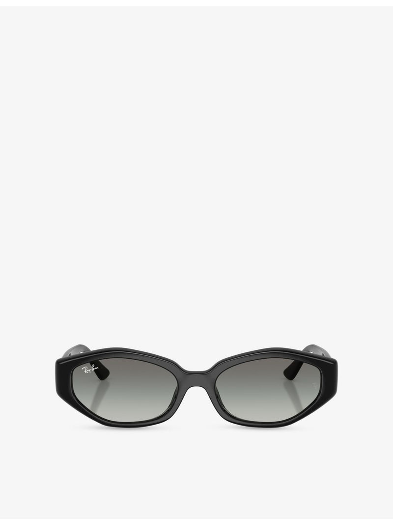 Ray-Ban RB4473D irregular-frame acetate sunglasses (British brand)