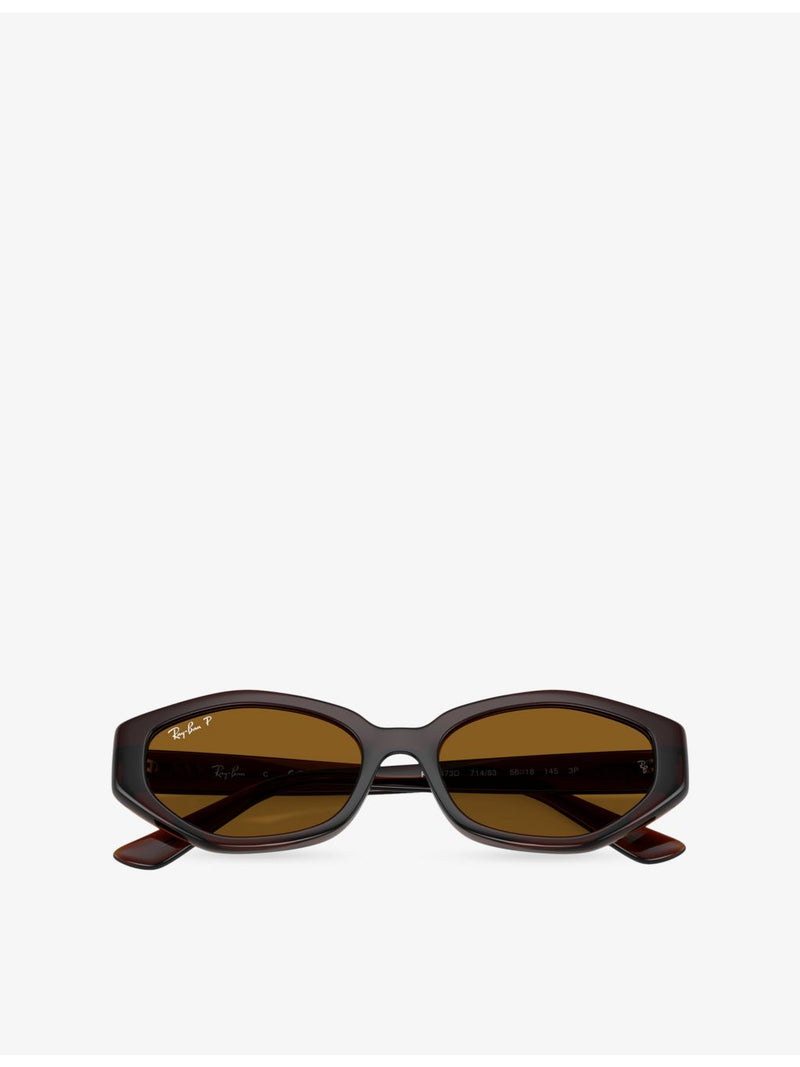 Ray-Ban RB4473D irregular-frame injected sunglasses (British brand)