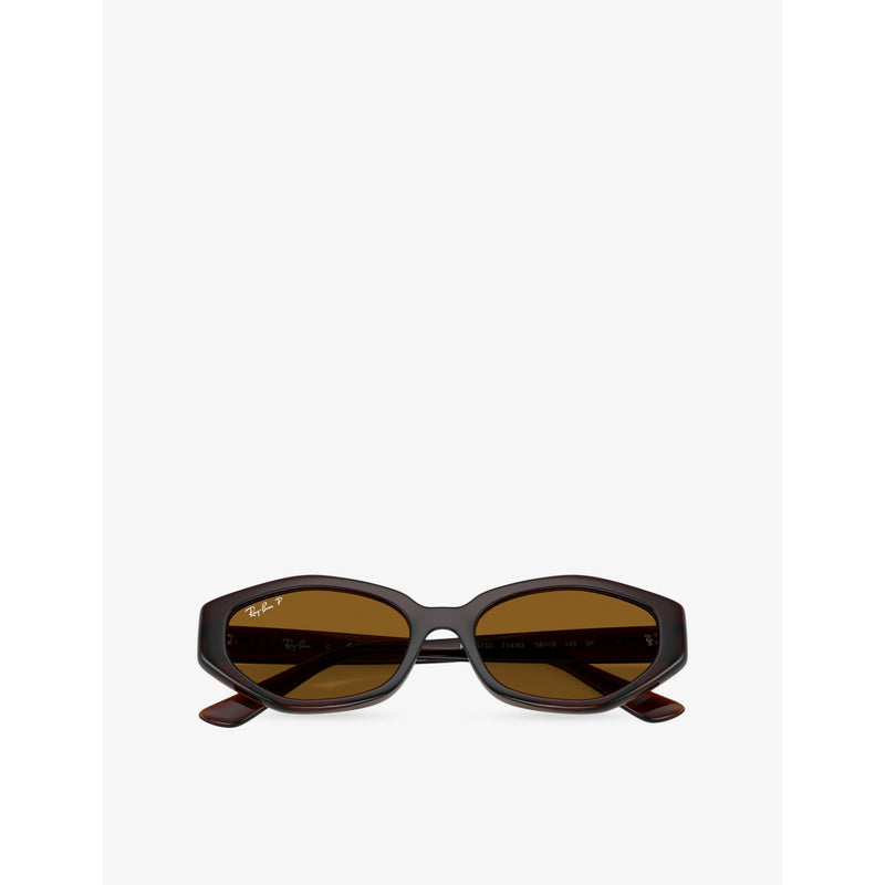 Ray-Ban RB4473D irregular-frame injected sunglasses (British brand)