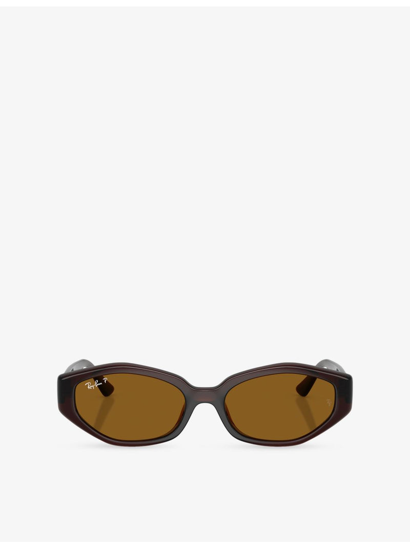 Ray-Ban RB4473D irregular-frame injected sunglasses (British brand)
