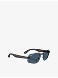 Ray-Ban RB4475 irregular-frame peek sunglasses, UK version