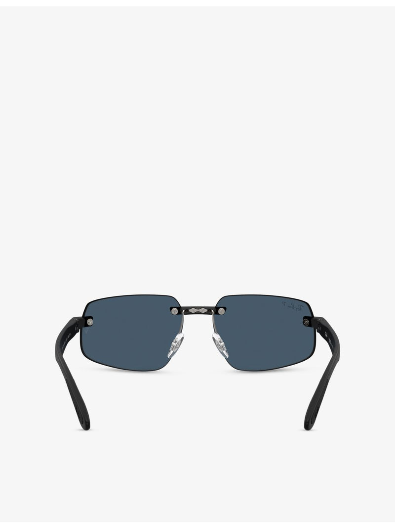 Ray-Ban RB4475 irregular-frame peek sunglasses, UK version