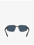Ray-Ban RB4475 irregular-frame peek sunglasses, UK version
