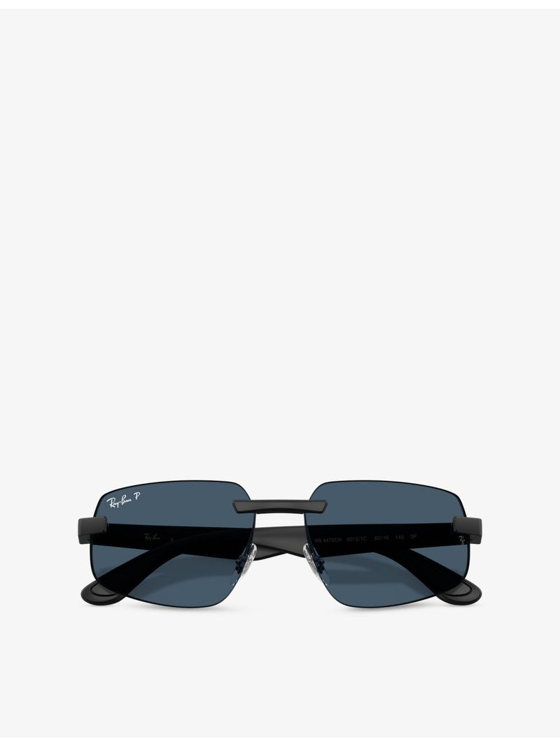 Ray-Ban RB4475 irregular-frame peek sunglasses, UK version