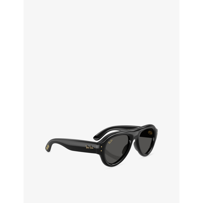 Ray-Ban RB4925 aviator-frame acetate sunglasses with 5.9cm lens width (British brand)