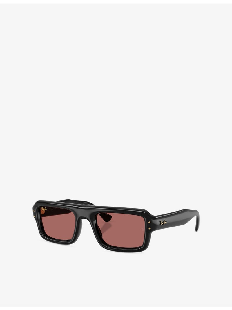 Ray-Ban RB4954 rectangle-frame nylon sunglasses - British product