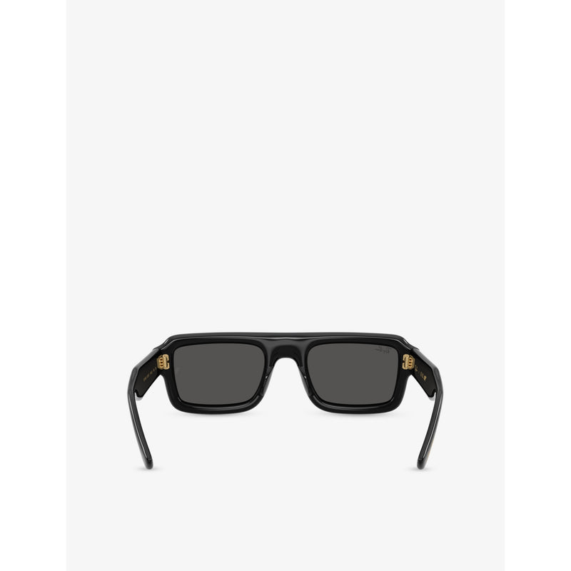 Ray-Ban RB4954 rectangle-frame nylon sunglasses - British product
