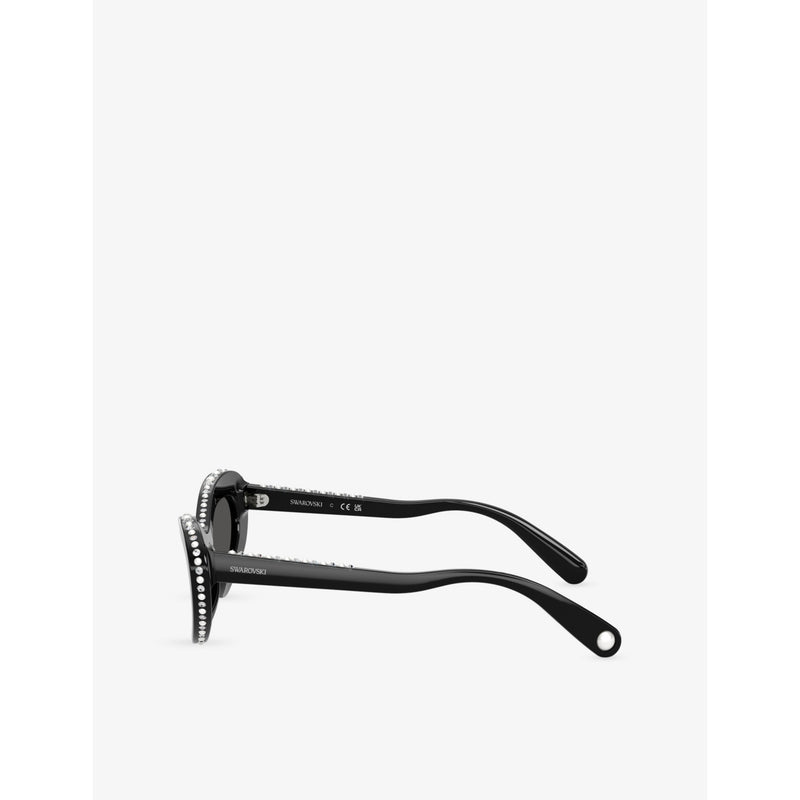 Swarovski cat-eye acetate sunglasses SK6061U, UK version