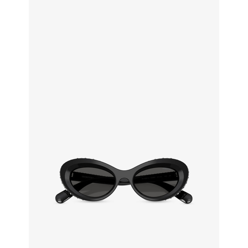 Swarovski cat-eye acetate sunglasses SK6061U, UK version