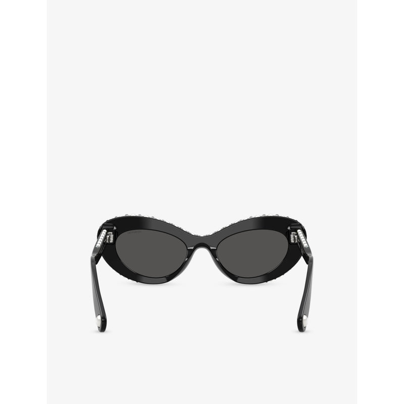Swarovski cat-eye acetate sunglasses SK6061U, UK version