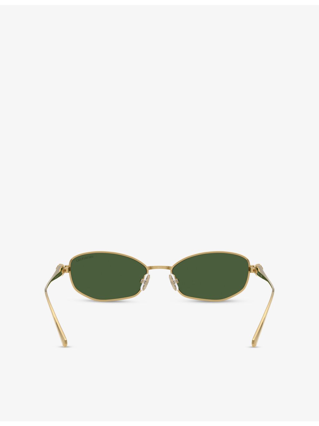Swarovski SK7042 pillow-frame metal sunglasses with tinted lenses (British brand)