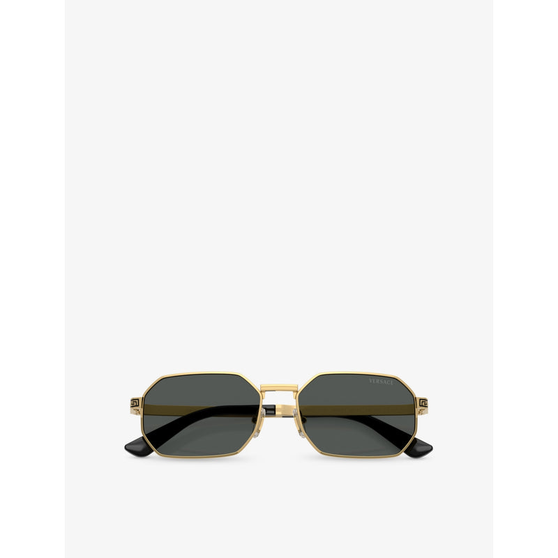 Versace sunglasses VE2297 irregular-frame, imported from the UK