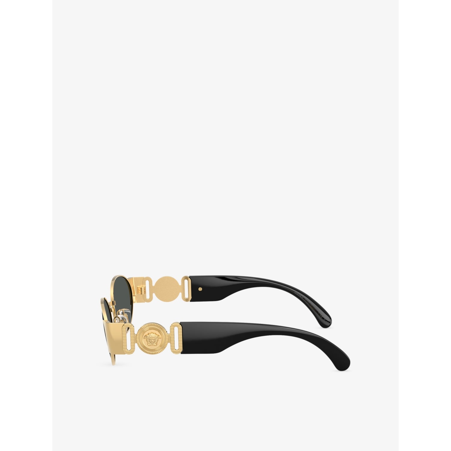 Versace oval-frame metal sunglasses, UK version