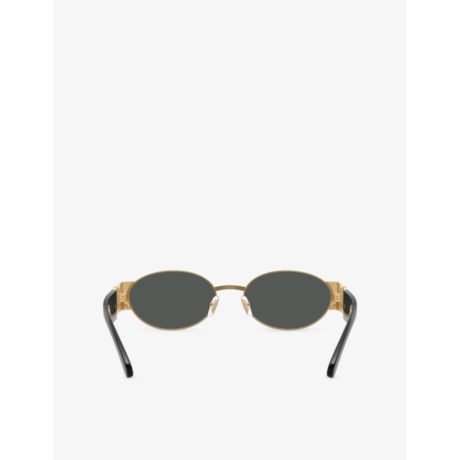 Versace oval-frame metal sunglasses, UK version
