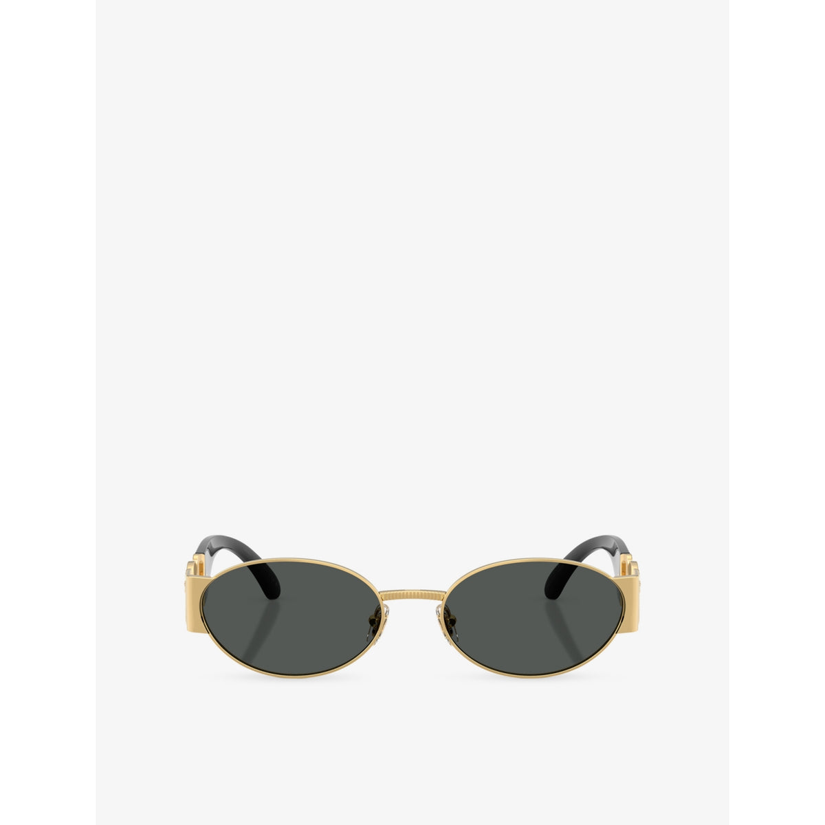 Versace oval-frame metal sunglasses, UK version