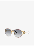 Versace VE2303 round-frame metal sunglasses, UK version
