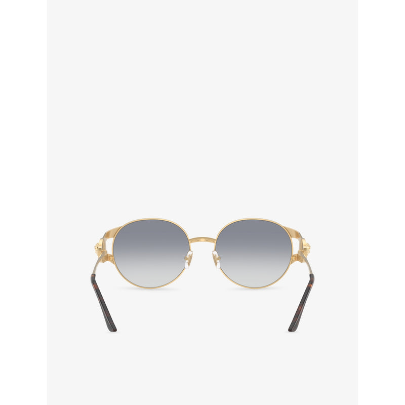 Versace VE2303 round-frame metal sunglasses, UK version
