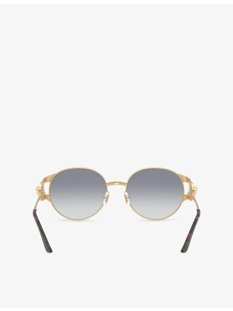 Versace VE2303 round-frame metal sunglasses, UK version
