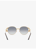 Versace VE2303 round-frame metal sunglasses, UK version